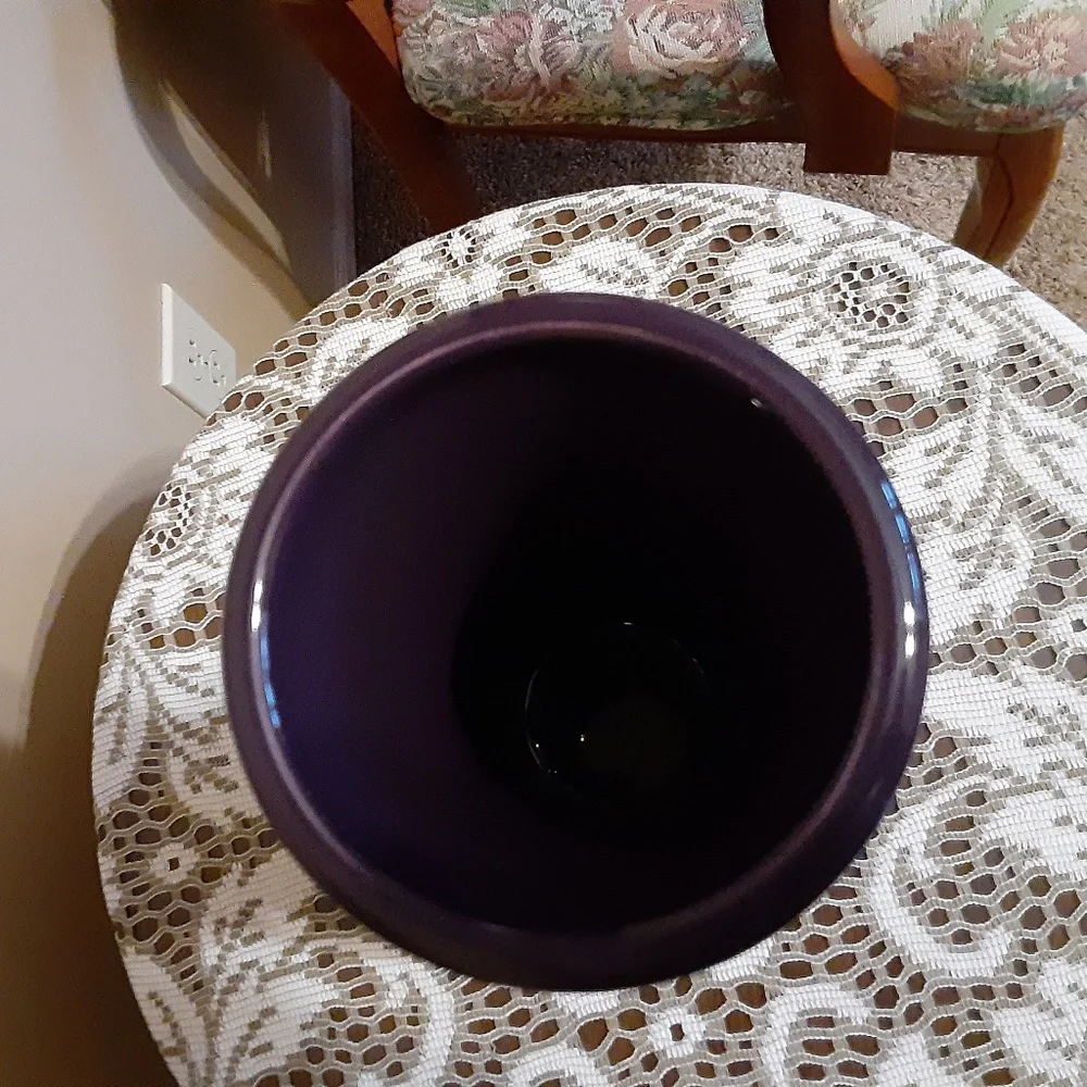 Haeger Purple Ceramic Vintage Vase